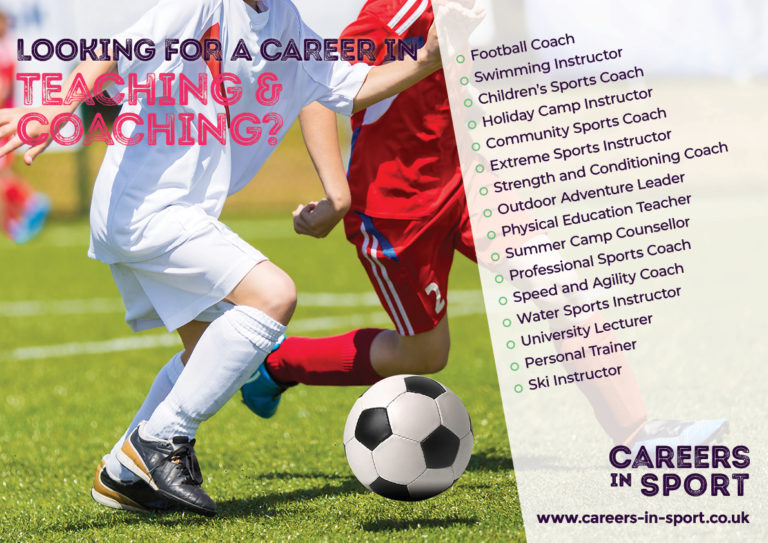 A3 Posters TEACHING AND COACHING Careers in Sport