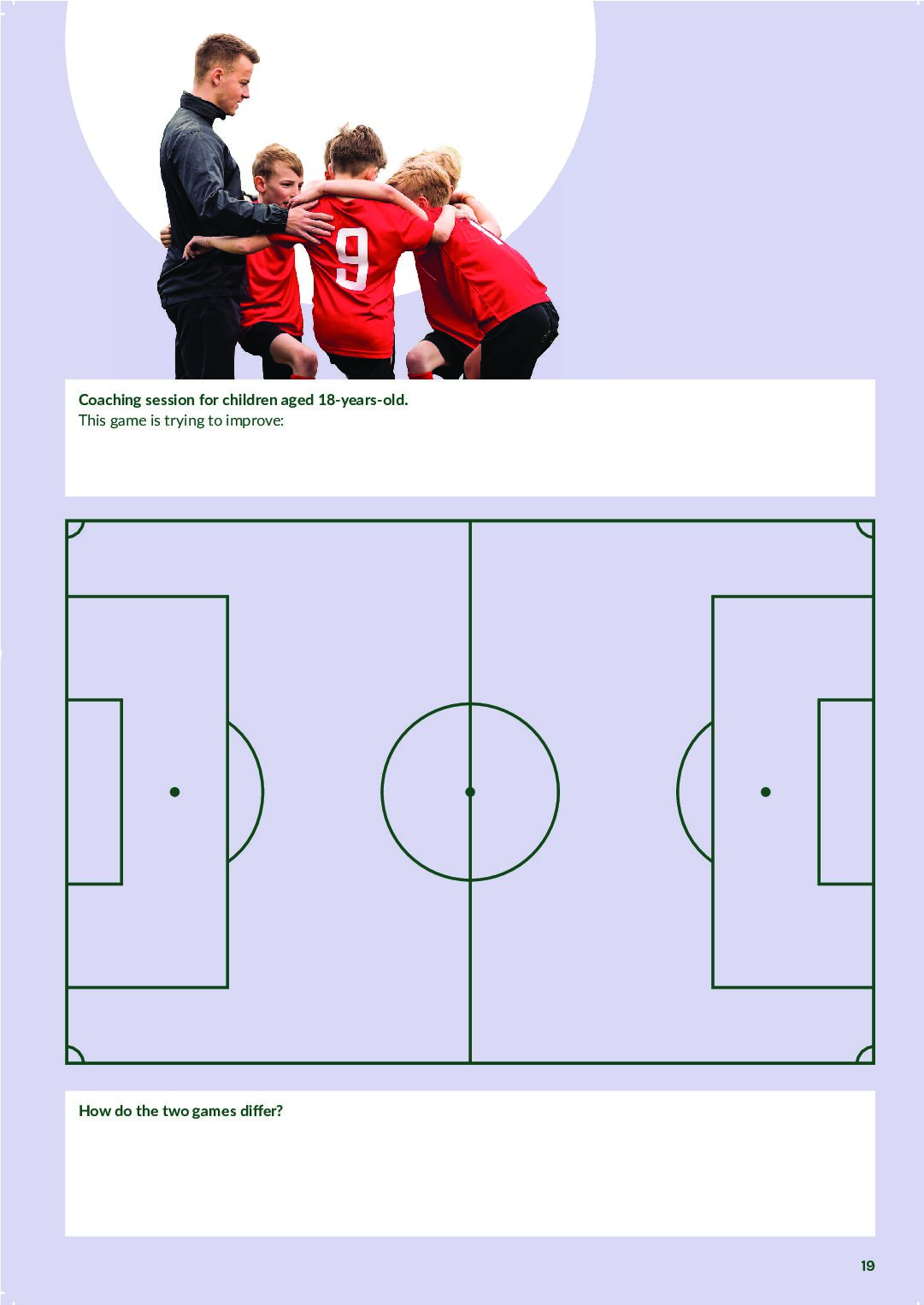 Task - Design a sports coaching session for 18 year olds - Careers in Sport